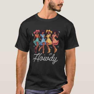 Camiseta Vaqueiras Negras Linha de Dança Melanina País Afri