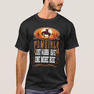 Camiseta Vaqueiras Querem Ter Mais Uma Cavalgada Western