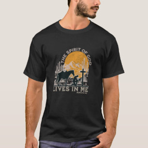 Camiseta Vaqueiro Ajoelhado Na Cruz Marido Pai Cristão Jesu