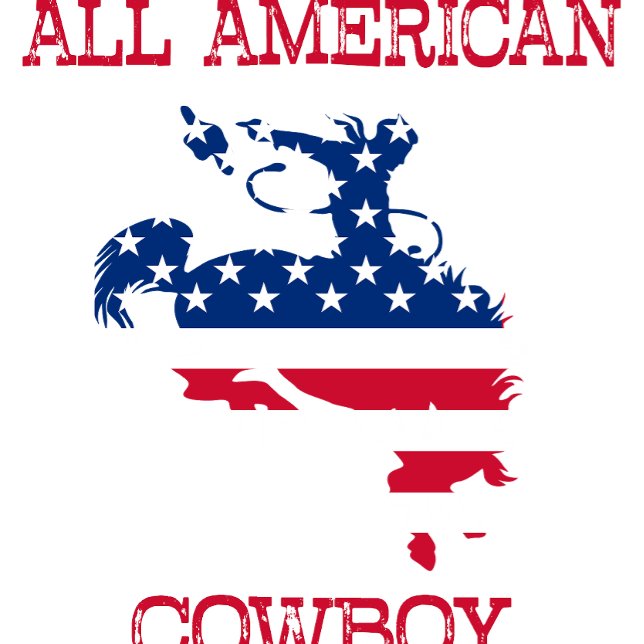 Camiseta Vaqueiro Americano (Criador carregado)