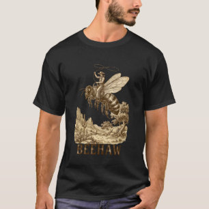 Camiseta Vaqueiro Apicultor Beehaw Cowboy Engraçado Apicult