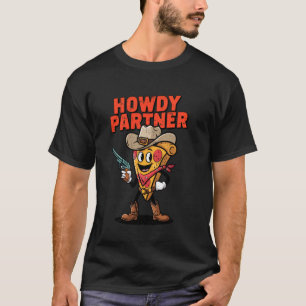 Camiseta Vaqueiro Boi Pizza Engraçado Como Parceiro Amante