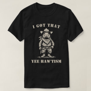 Camiseta vaqueiro capivara EU TENHO ESSE TISMO YEE HAW auti
