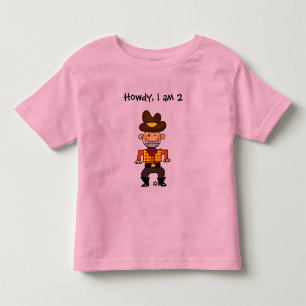 Camiseta vaqueiro de 2 anos