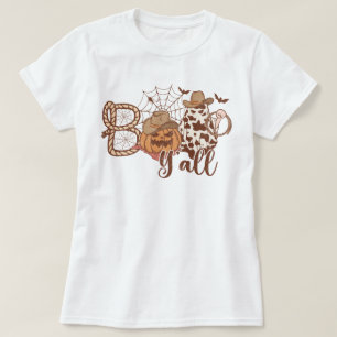 Camiseta Vaqueiro do País Ocidental Boo Y'all Halloween