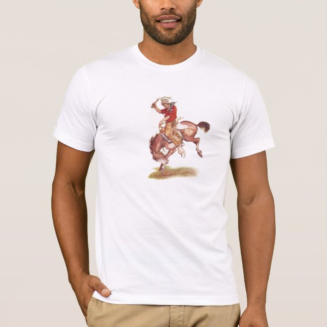 Camiseta Vaqueiro do vintage (Frente)