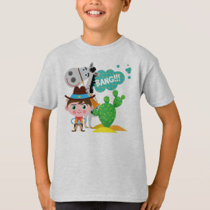 Camiseta Vaqueiro e cavalo