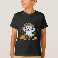 Vaqueiro Engraçado Fantasma de Halloween Ocidental