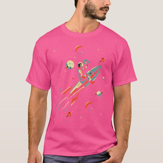 Camiseta Vaqueiro espacial (Frente)