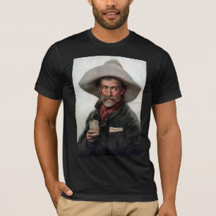 Camiseta Vaqueiro espanhol Ranchero no Velho Salão Oeste
