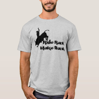 Camiseta Vaqueiro florescente do rodeio da equitação de