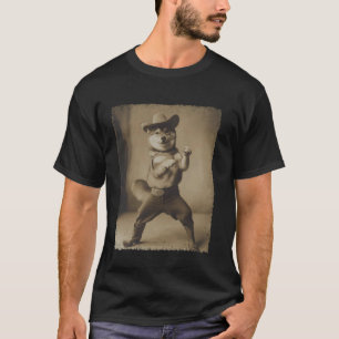 Camiseta Vaqueiro Shiba Inu Engraçado