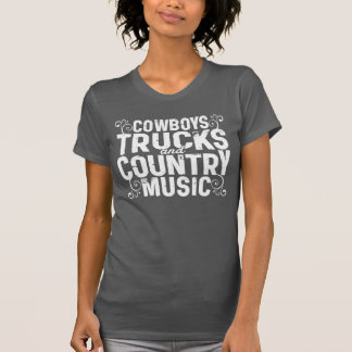 Camiseta Vaqueiros e música country dos caminhões