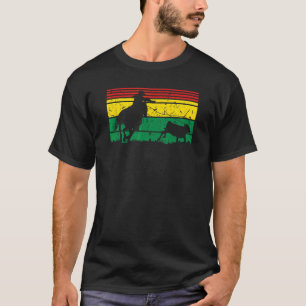 Camiseta Vaquejada Separada Cowgirl Afro-Americana Rodeio C