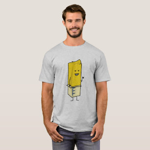 Camiseta Vara amanteigada amanteigada dos polegares felizes