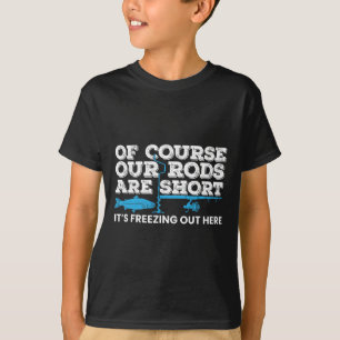 Camiseta Vara Curta para Pesca no Gelo Inverno Pesca no Gel