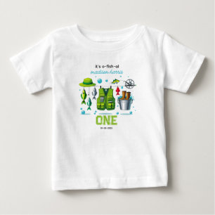 Camiseta Vara de Pesca Antiga "O-Peixe-Almente Um" 1º Anive