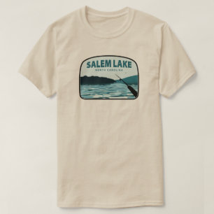 Camiseta Vara de Pesca do Lago Salem Carolina do Norte