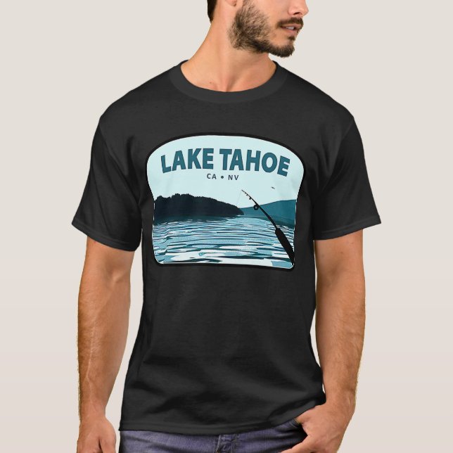 Camiseta Vara de Pesca do Lago Tahoe (Frente)