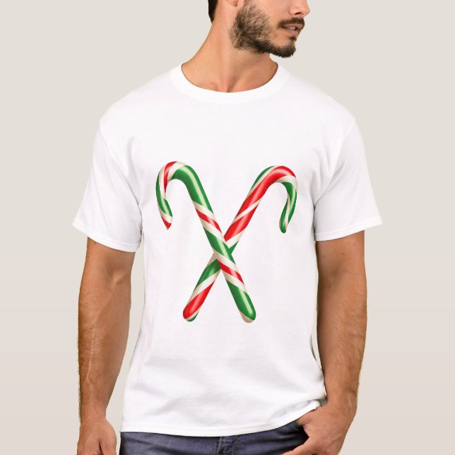 Camiseta vareta de natal design (Frente)