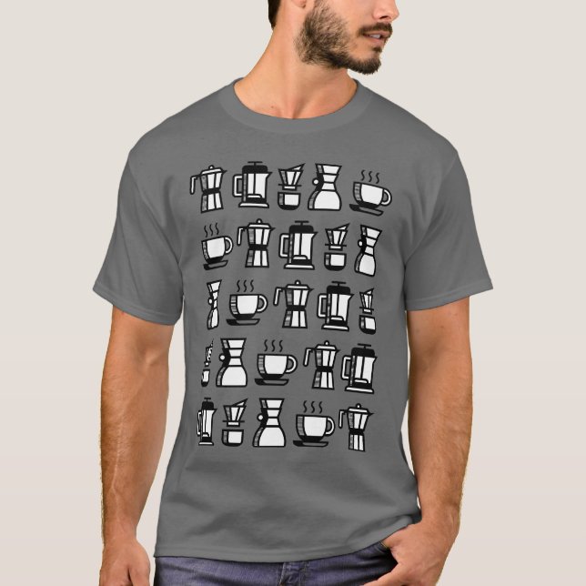 Camiseta Variações de Café amigo (Frente)