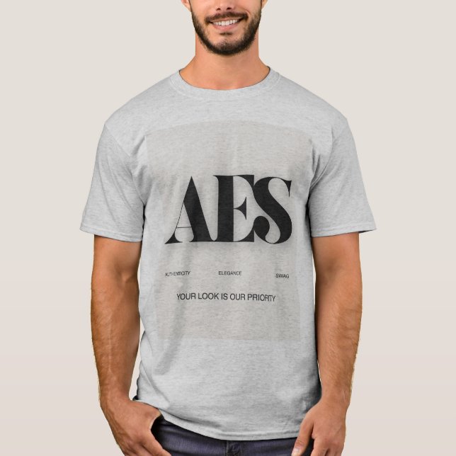 Camiseta Variante cinza AES (Frente)