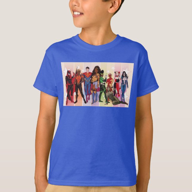 Camiseta Variante DC Pride Comic Cobrir 2022 (Frente)
