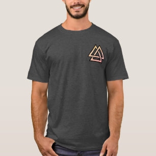 Camiseta Variante do símbolo Valknut