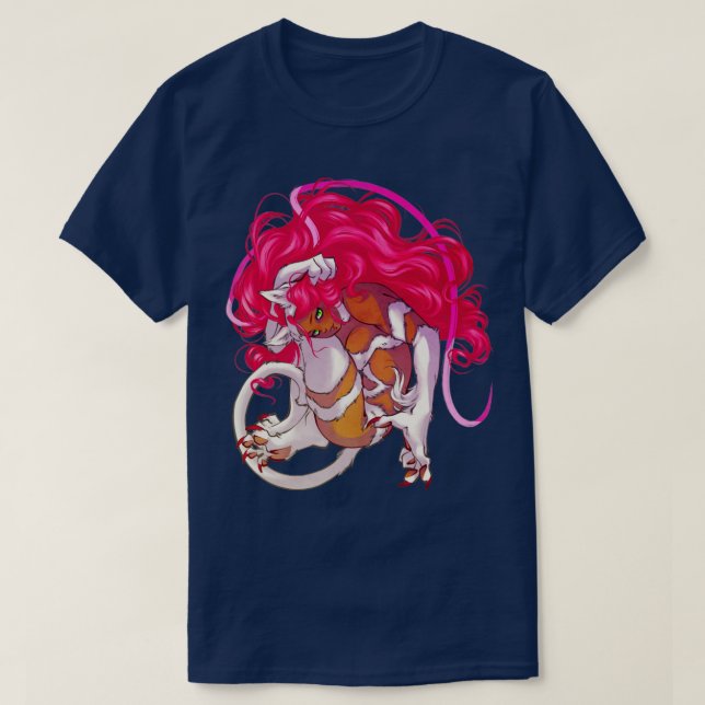 Camiseta Variante Rosa Felicia (Frente do Design)