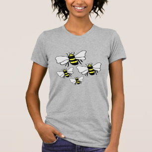 Camiseta Várias Abelhas, Tee Feminina