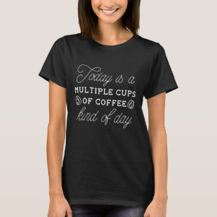 Camiseta Várias Copas De Café