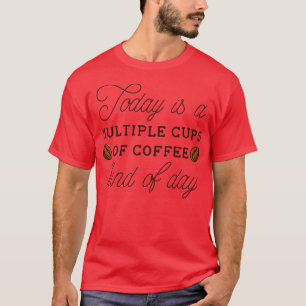 Camiseta Várias Copas De Café