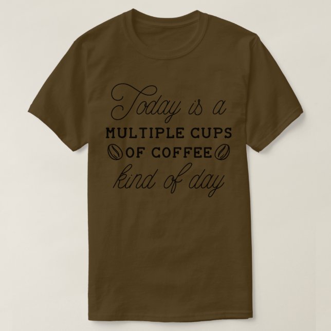 Camiseta Várias Copas De Café 2 (Frente do Design)