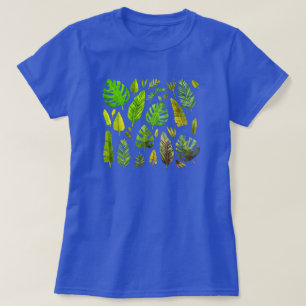 Camiseta Várias folhas tropicais