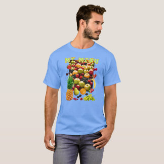 Camiseta Variedade de frutas novas com um slogan