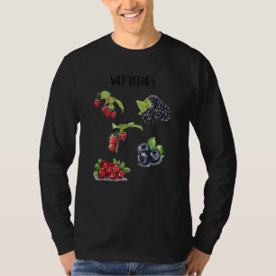 Camiseta Variedades De Fruta De Berries Selvagens Para Cria