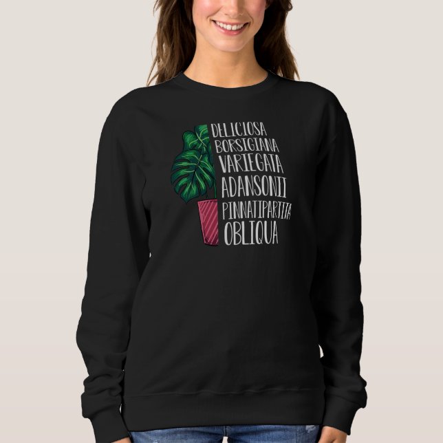 Camiseta Variedades Vegetais Cute Monstera (Frente)