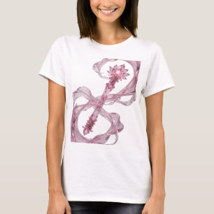 Camiseta Varinha de Cristal Rosa Nítida da Princesa