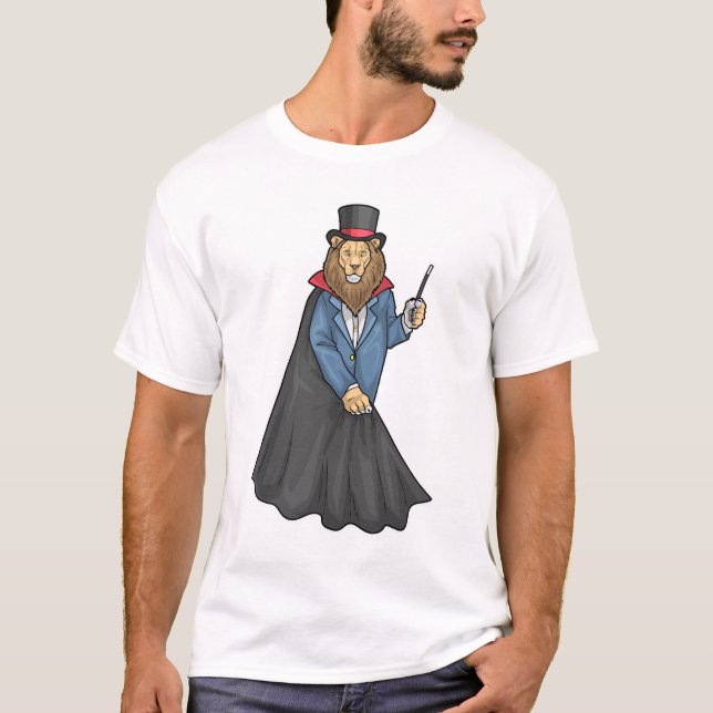 Camiseta Varinha Magic do Lion Wizard (Frente)