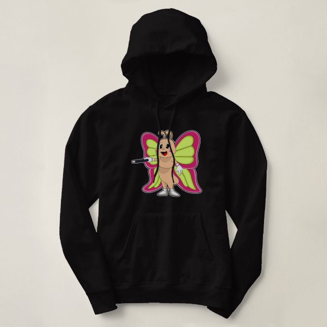 Camiseta varinha mágica do Butterfly Wizard (Frente do Design)