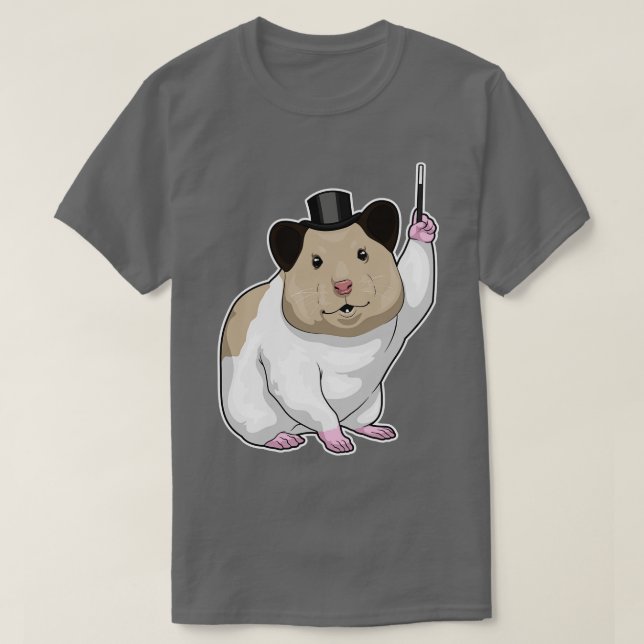 Camiseta varinha mágica do Hamster (Frente do Design)