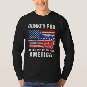 Camiseta Varíola de Burro A Doença que Destrói a América Re