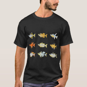 Camiseta Vários Pseudomugil de Olhos Azuis Pack