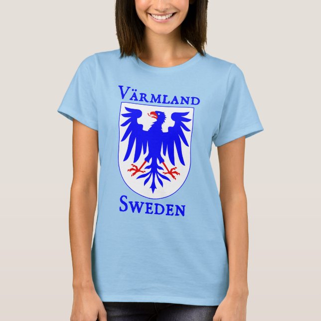 Camiseta Värmland, Suecia (Sverige) (Frente)