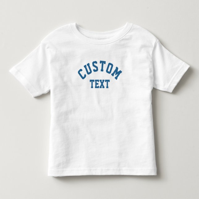 Camiseta Varsity Americana neutro personalizado (Frente)