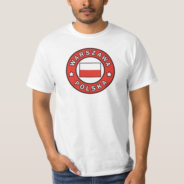 Camiseta Varsóvia Polónia (Frente)