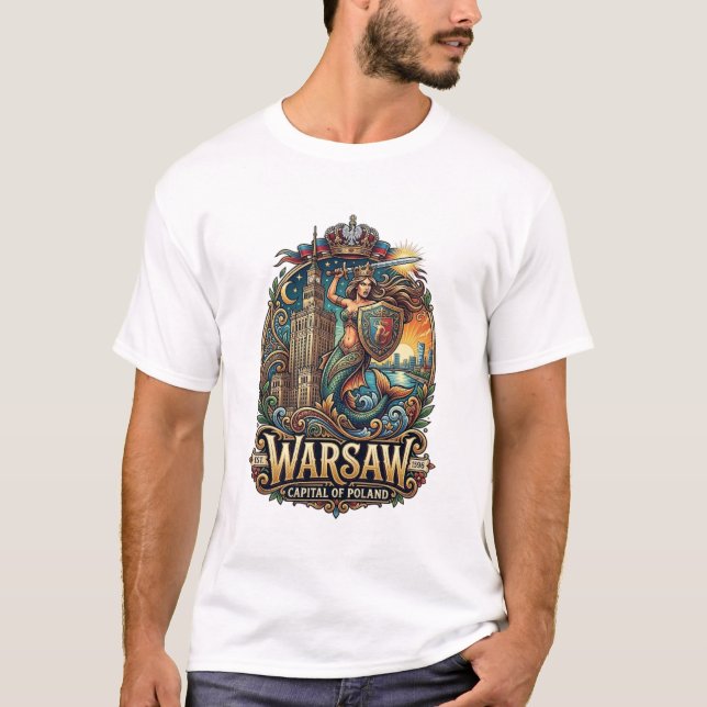 CAMISETA VARSÓVIA, POLÓNIA (Frente)