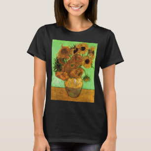 Camiseta Vase com doze girassóis por Vincent van Gogh
