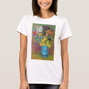 Camiseta Vase com margaridas e anêmonas, Van Gogh