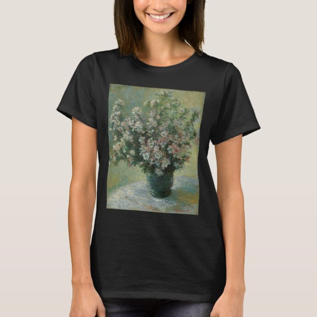 Camiseta Vase das Flores por Claude Monet (Frente)